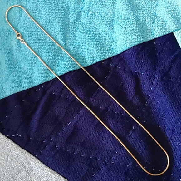 16" sterling silver snake chain with lobster clasp. 925 - Picture 1 of 3